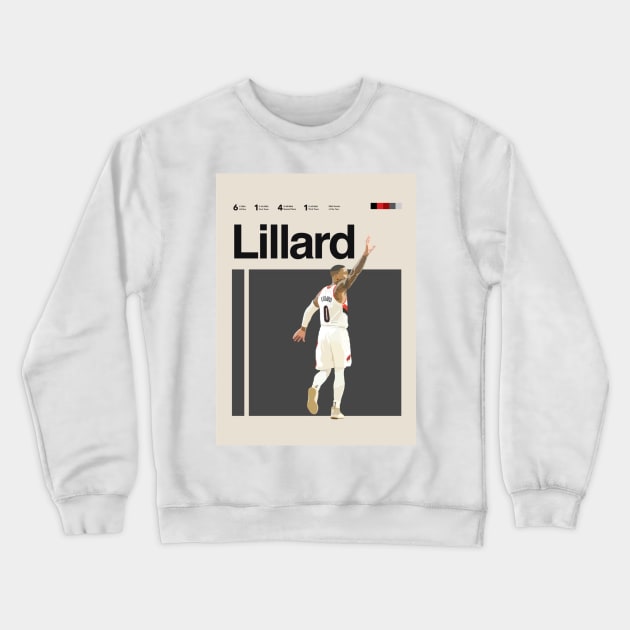 Damian Lillard Crewneck Sweatshirt by chastihughes